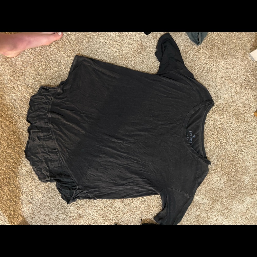 American Eagle soft and sexy, dark, tshirt